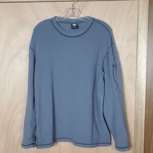 Nike ACG Therma Fit Gray Long Sleeve Crewneck Fleece Sweatshirt